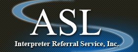 ASL Interpreter Referral Service